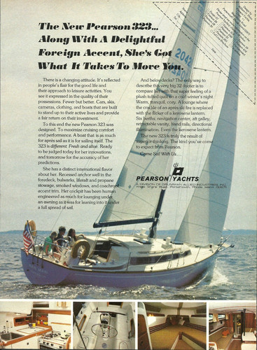 1977 pearson 323 yacht - 1977, sailing