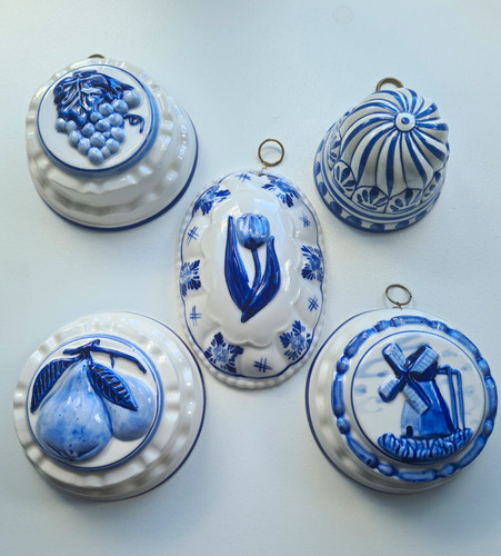 Vintahe delft blue - delft, white