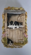 Stef Sheepdogs Border Collie Ornament Wall Plaque Handmade