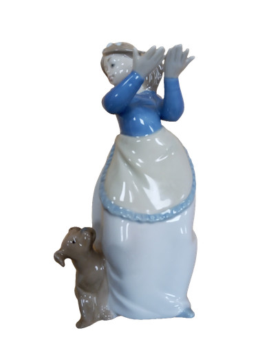 Nao lladro figurine blue - by,