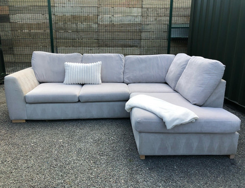 Light grey corner sofa - ✨light,