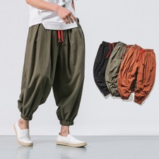 Men Baggy Harem Pants Japanese