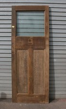 Door Oak Doors 1930s Glazed  Wooden 30" x 78 1/2" Ref 32D (FREE UK POSTAGE)