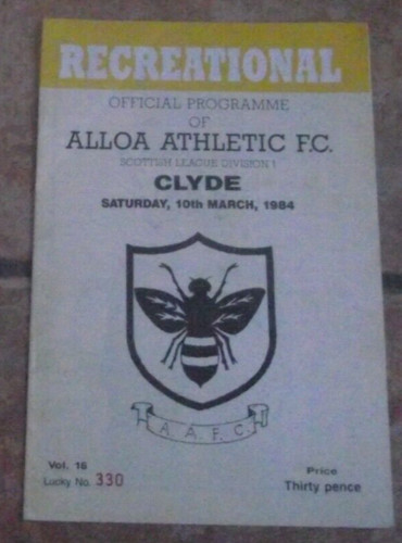 1983 alloa athletic - (mar),