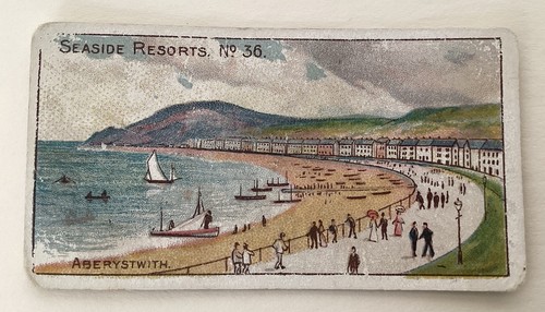 Wills cigarette card seaside - card,