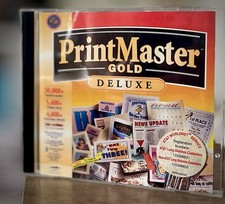 PrintMaster Gold Deluxe 4 PC