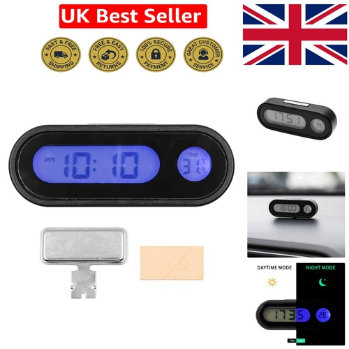 Digital car clock thermometer - car,