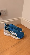 HOKA Rocket X Carbon Running Shoe - Men’s Size UK11.5 - Blue/White