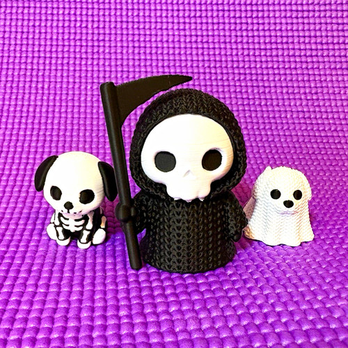 Halloween plastic figurines - halloween, 3d
