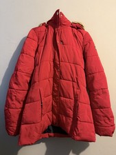 Tommy Hilfiger Women's Jacket In Red Size Small Ok Condition Pre Loved
