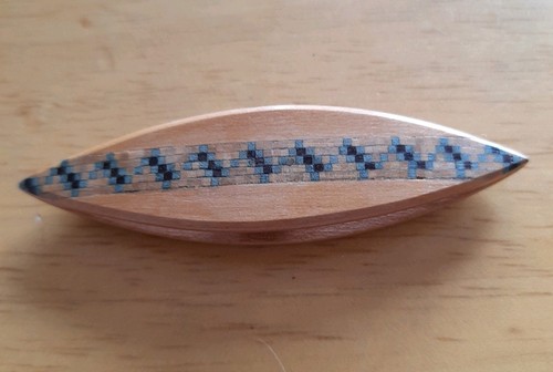 Wood tatting shuttle - wood,