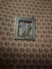Silver-plated Masonic Past Master's jewel with Square and Compasses