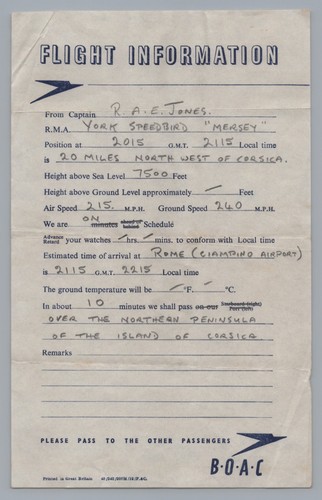 Boac flight information - flight,