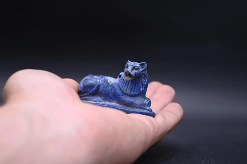 Rare lapis lazuli sekhmet - lapis,