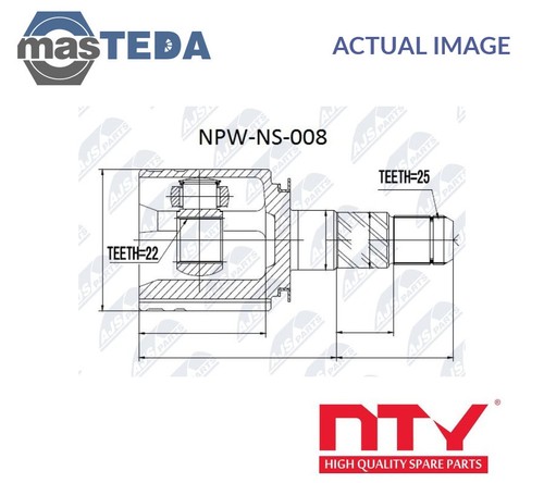 Npw 008 driveshaft - cv, joint