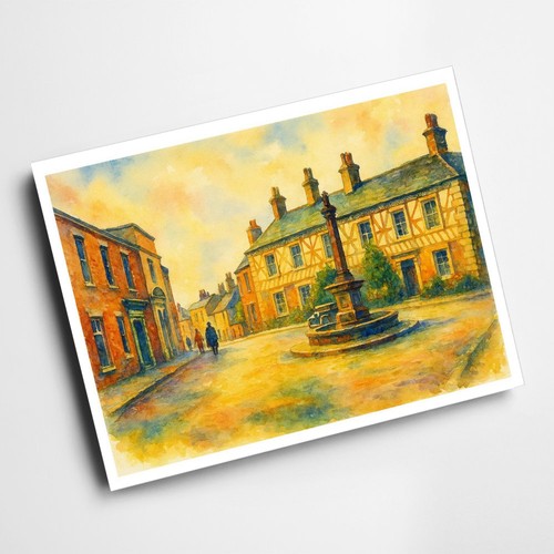 Print market square - print,