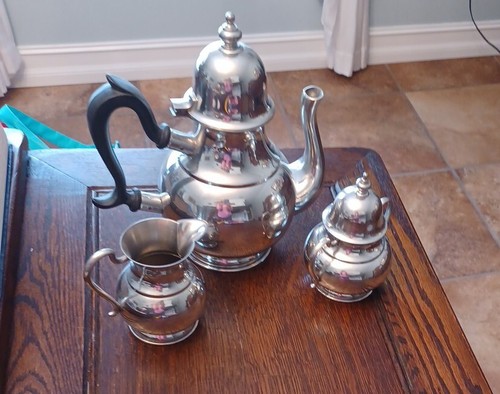 Kirk tea set - set, pewter