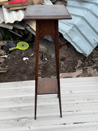 Vintage wooden plant stand - vintage,