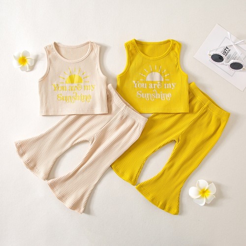 Kid baby girls clothes letter - girls,