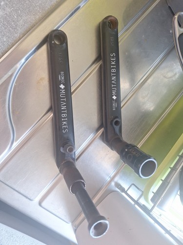 Mutant bionic bmx cranks 175mm - bionic,