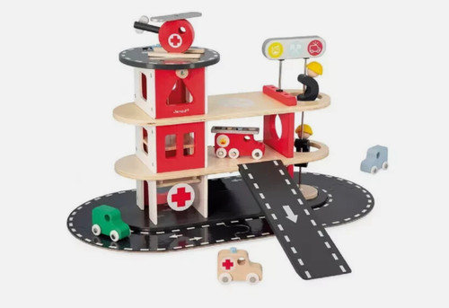 Janod 05717 wooden toy fire - janod,