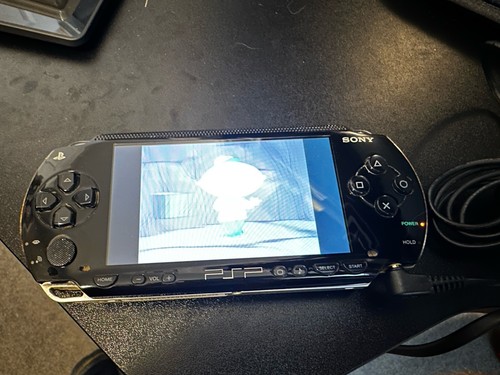 Sony psp black handheld game - black,