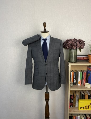 Hackett london gray windowpane - gray,
