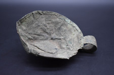 Ancient Roman bronze oil lamp