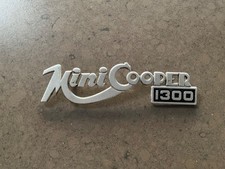 Mini Cooper 1300 car badge