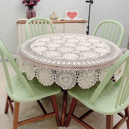 52inch round hand crochet - round,