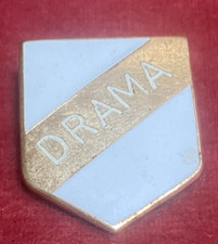 Vintage 1970s Drama White and