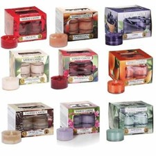 Yankee Candle Pack of 12 Scented Tea Lights. Many Scents to Chose From