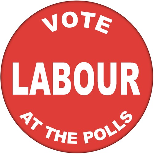 Vote labour the polls - at,