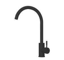 ETAL HOLLY SINGLE LEVER MONO MIXER KITCHEN TAP MATT BLACK (687XR)