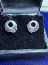 Malcolm Gray Ortak Sterling Silver Stud Earrings