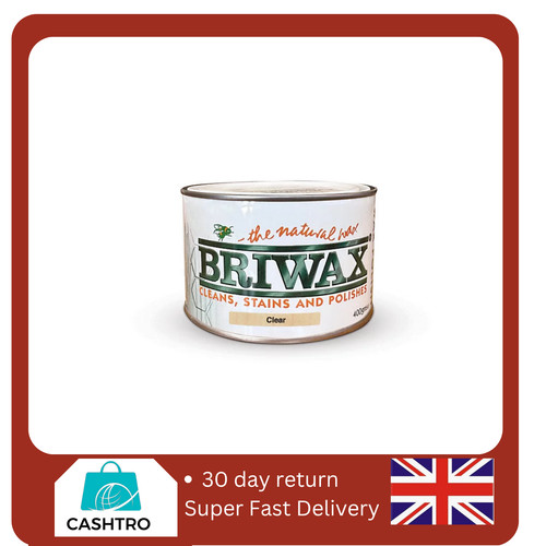 Briwax wax polish clear 400g - briwax,