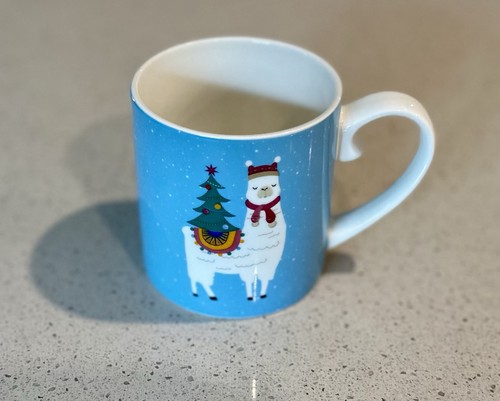 Frankie grey llama christmas - frankie,