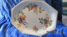 Johnson Brothers Fresh Fruit Octagonal Platter / Steak Plate 30 cm x 23 cm