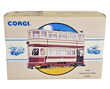Corgi Classics No. 97264 Double Deck Tram Cardiff Diecast Model Public Boxed.