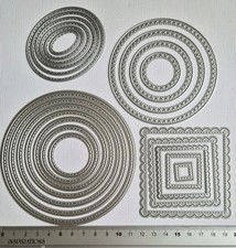 Nesting Dies, Circles,squares And Ovals.... Die Set 24