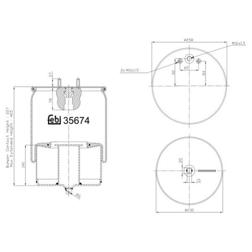Front bellows air - front,