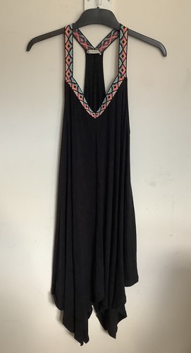 Black beach bikini cover - cover, up