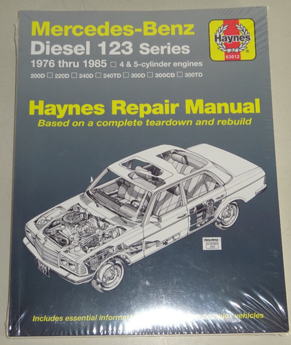 Repair manual mercedes - mercedes, benz