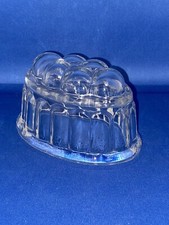 VINTAGE SMALL HALF PINT GLASS JELLY MOULD