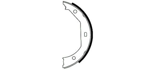 Brake shoe set parking - shoe,