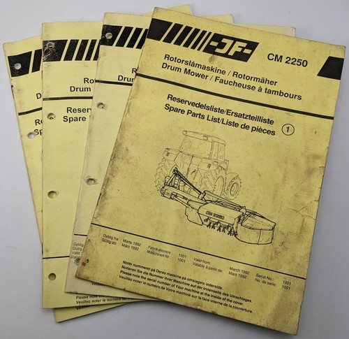 Parts catalog spare list - list, jf