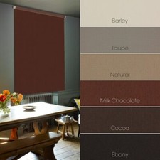 Brown Blackout Roller Blinds -