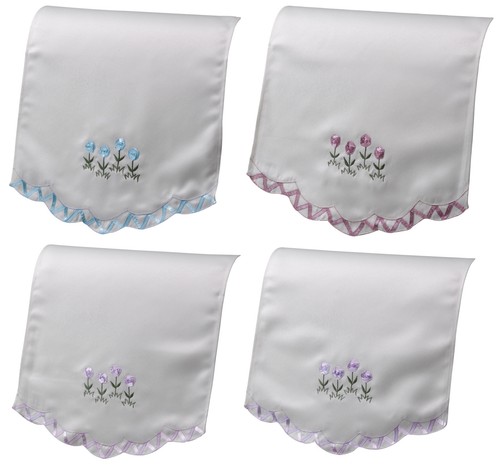 Flower chairback antimacassar - chairback,