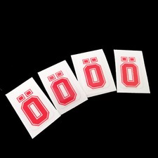 OHLINS  clear vinyl decals