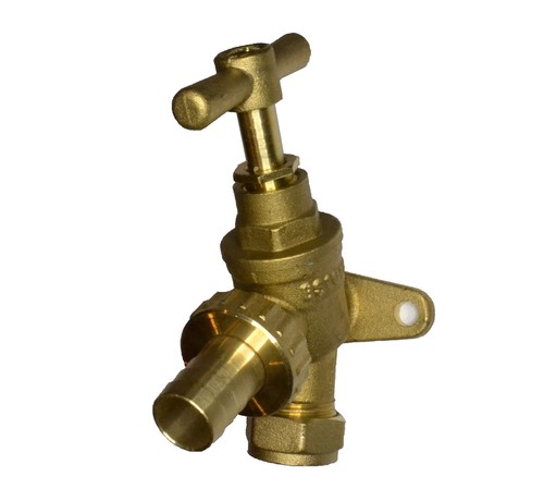Outside tap with built - tap, in